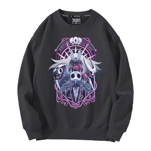 空洞骑士主机游戏steam丝之歌周边印花卫衣秋冬学生男士薄款加绒