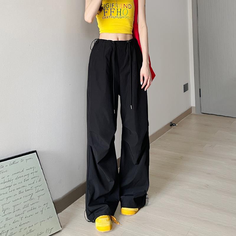 白色工装裤女款夏季薄款2