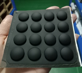 直径10mm自粘圆形平面橡胶脚垫弧面橡胶缓冲垫背胶笔记本硅胶垫