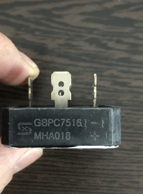 全新 单项 GBPC7516 75A1600V 大体积 36*36三相整流桥堆