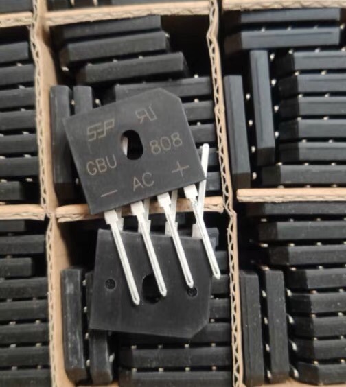 整流桥堆GB810 GBU808 8A1000V /SEP/ LT/HY整流桥扁桥 整流器