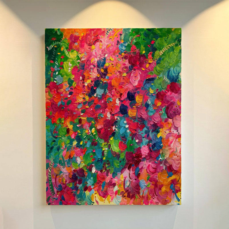 多巴胺抽象装饰画小众艺术客厅卧室2025新款,家居饰品,现代装饰画,淘宝优惠券,粉丝福利购,淘宝优惠卷