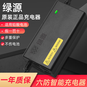 绿源原装防水灌胶电动车充电器48v30E-4T60v72v30-4T20AH防潮4T 2