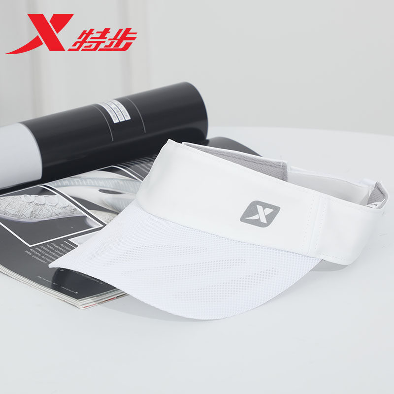 特步运动帽男女夏季时尚防紫外线速干跑步帽骑行户外空顶帽鸭舌帽