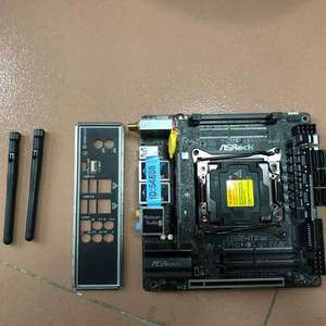 议价（爽快）出一片华擎x299E iTX ac主板、配件如图