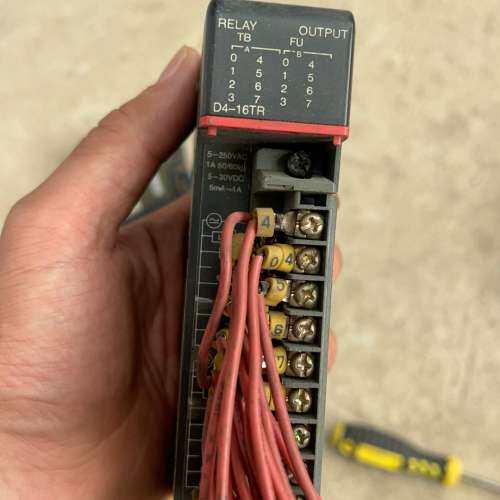 议价光洋PLC输出模块，型号D4-16TR，拆机设备，功能正常，