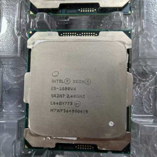 议价E5 2680v4 CPU 正式版 2011针