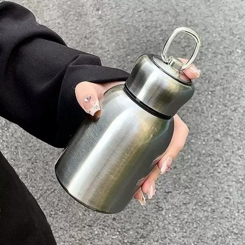 304新款不锈钢迷你小胖保温杯户外水壶便携式口袋双层真空随手杯