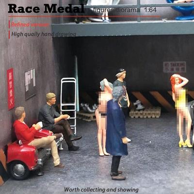 Race Medal人物模型1:64 微距小人偶 清欢写真合集1 丝袜女生微拍