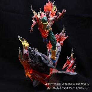 火影 迈特凯 GK 夜凯 八门遁甲 眼睛底座可发光 手办 模型 摆件