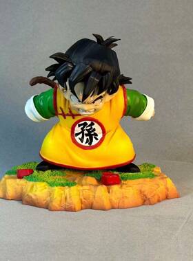 七龙珠CS 愤怒小孙悟饭 童年场景可单独站简版动漫手办