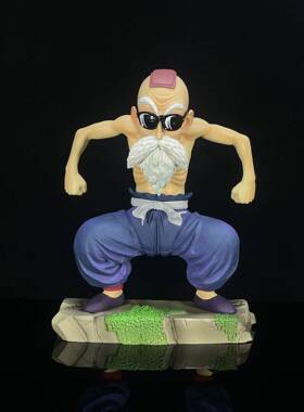 七龙珠CS瘦仙人肌肉武天老师初形态动漫机箱手办模型摆件周边