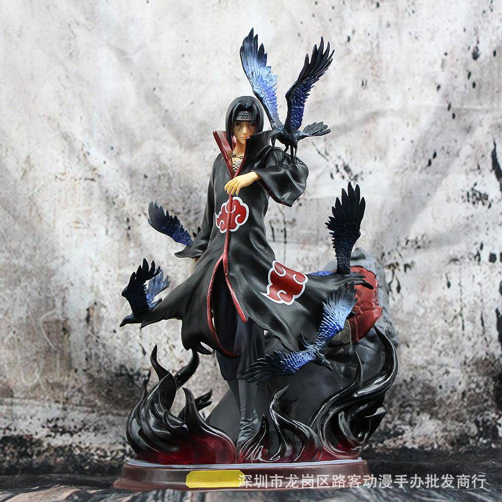 火影 晓组织 优质版宇智波 鼬 乌鸦 雕像 殿堂 手办 模型摆件