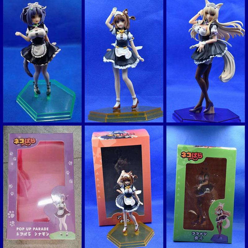 猫娘乐园NEKOPARA巧克力与香草女仆红豆 椰子 肉桂 女仆盒装 手办