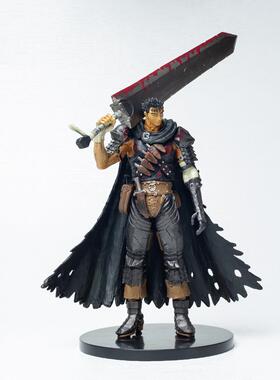 剑风传奇 gk改 格斯 黑色剑士 战损染血版 手办摆件模型跨境