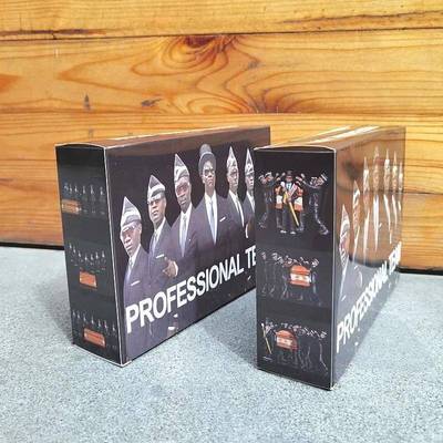 动漫 黑人抬棺 站姿/蹲姿 棺材舞 抖音同款 Q版公仔 盒装手办