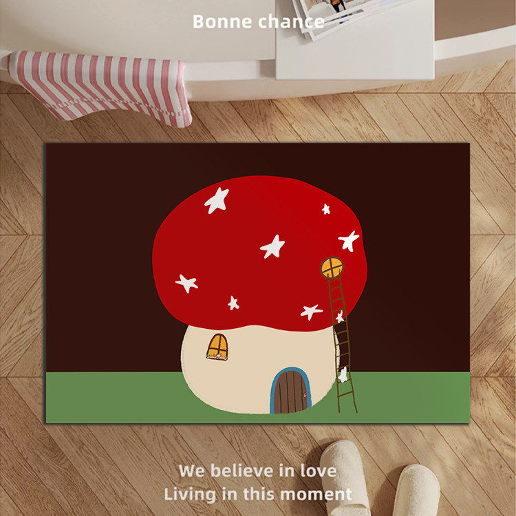 小岛复古蘑菇浴室地垫软硅藻泥吸水地垫防滑卫生间厨房浴室台盆垫,居家布艺,家用脚垫,淘宝优惠券,粉丝福利购,淘宝优惠卷