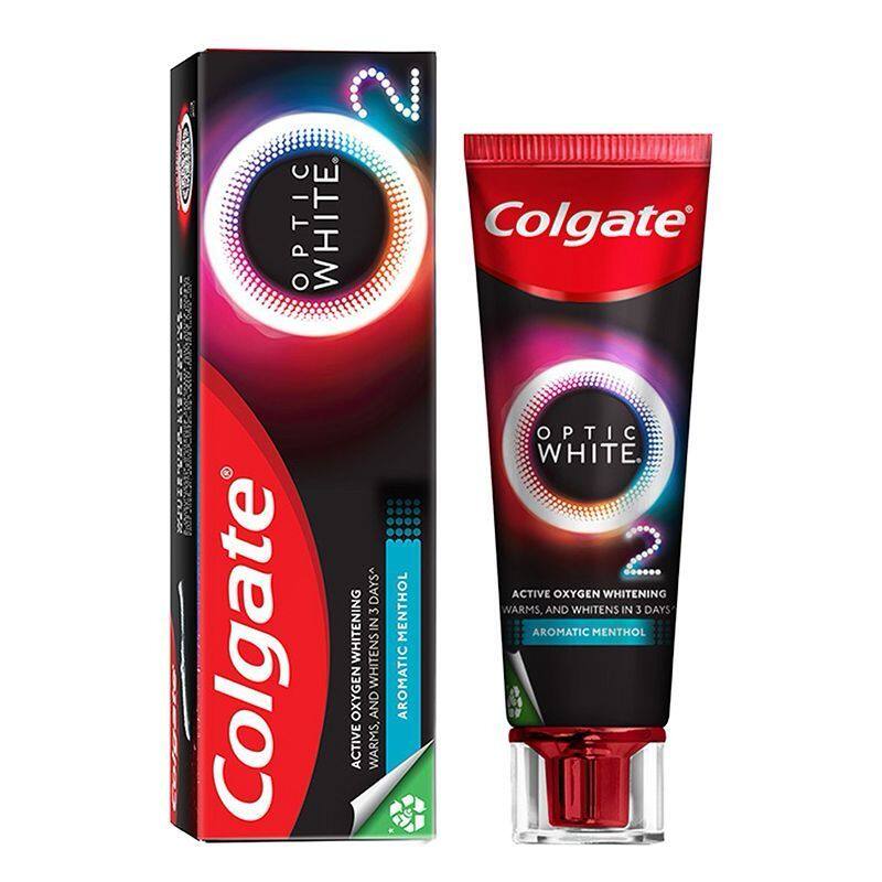 thumbnail for 正品~泰国版olgate牙膏 OPTIC WHITE薄荷速感白清新口气桃子味
