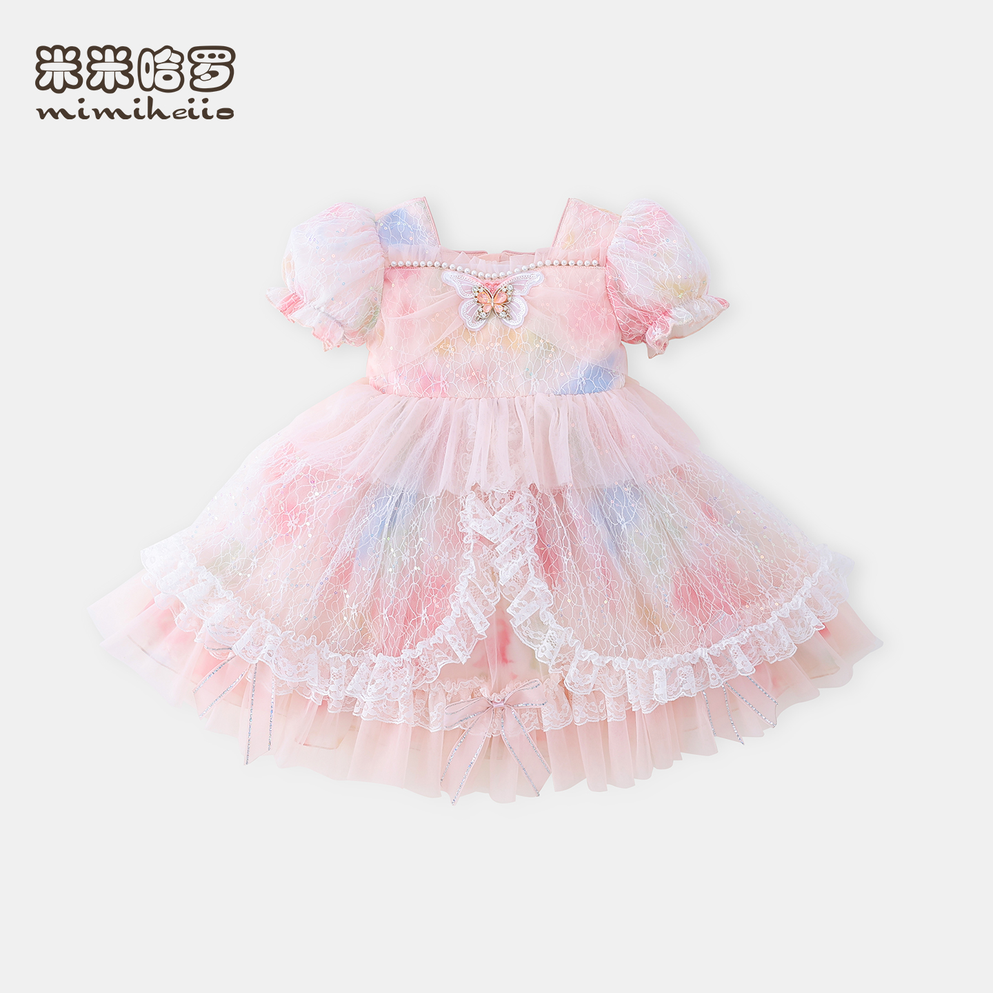 小女孩生日礼服洛丽塔蓬蓬裙子