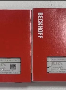 倍福EL3152 EL3072  EL3074  EL3172  EL3174模块实物拍摄 议价