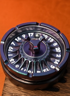 机械数字轮盘旋转选择困难神器EDC金属创意好玩解闷解压申请玩具