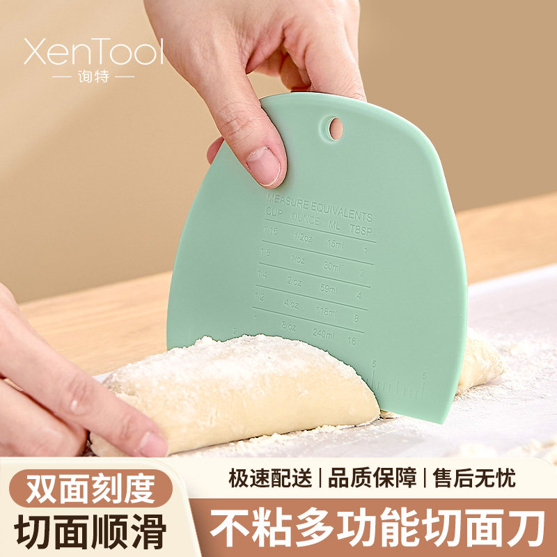 纯色刮刀烘焙硅胶刮板切刀切面刀肠粉蛋糕煎饼食品级面刮板图片
