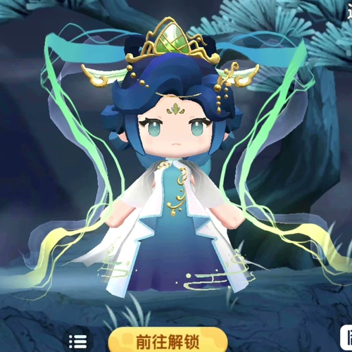 迷你世界远山黛不受世俗纷扰轻轻飘动间仿佛带着山水的灵动与韵味