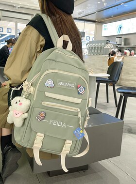 书包女ins风韩版初中高大