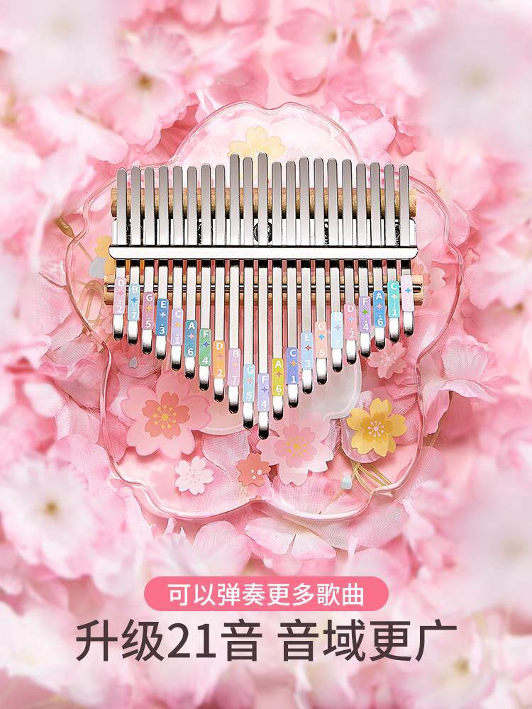 拇指琴1音卡林巴女生乐器适合的五指手指简单易2学便携小礼物17贴图片