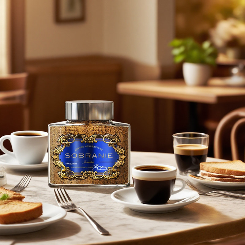 索布兰尼俄罗斯国家馆进口咖啡办公速家庭速溶黑冻干咖啡0蔗糖