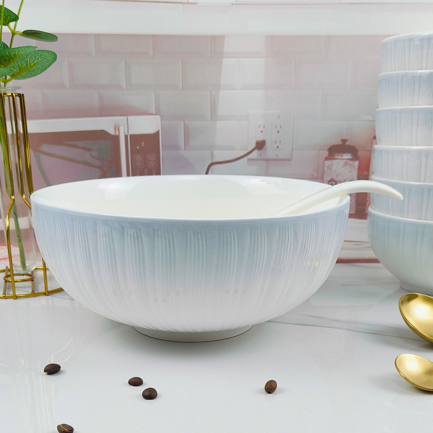 景德镇陶瓷大碗汤碗家用2026新款盛汤大号高级感汤盆8英寸装汤碗,餐饮具,碗,淘宝优惠券,粉丝福利购,淘宝优惠卷