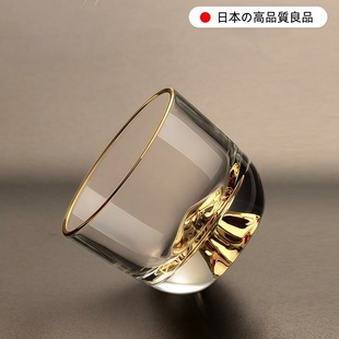 水晶观山茶杯喝茶专用男款小玻璃主人杯单杯高端个人功夫品茗杯子