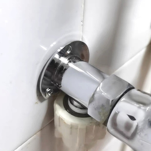 304配件墙座暗装改明装转换头固定淋浴混水阀暗转明底座铜不锈钢