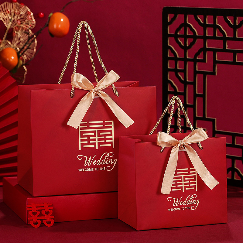 结婚手提袋礼物盒婚礼伴手礼袋喜糖喜饼烟酒包装盒大容量礼品空盒,节庆用品/礼品,糖盒/糖盒配件,淘宝优惠券,粉丝福利购,淘宝优惠卷