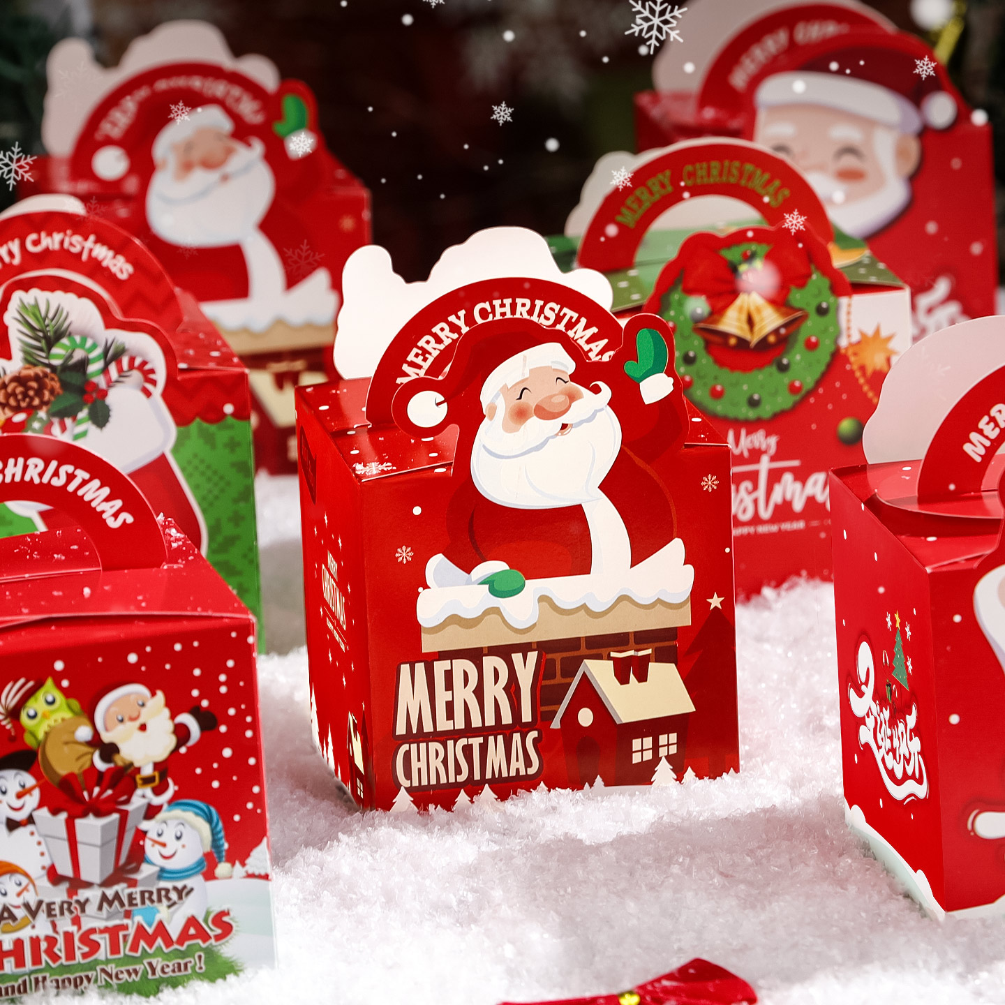 圣诞节礼物平安夜苹果礼盒平安果包装盒儿童糖果袋小礼品苹果盒子