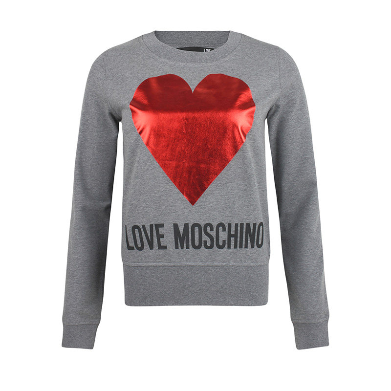 love moschino/莫斯奇诺 女士长袖爱心图案卫衣w632202