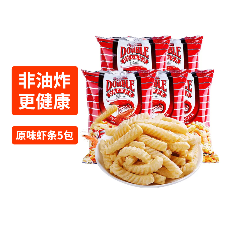 MAMEE/妈咪马来西亚进口原味虾条5袋非油炸零食休闲食品美味零食 零食/坚果/特产 膨化食品 原图主图