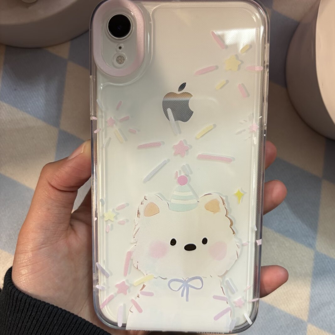 可爱幸运小狗适用苹果17promax手机壳iPhone16卡通reno14小米15华为Pura80pro软套vivox200红米K80荣耀Magic7