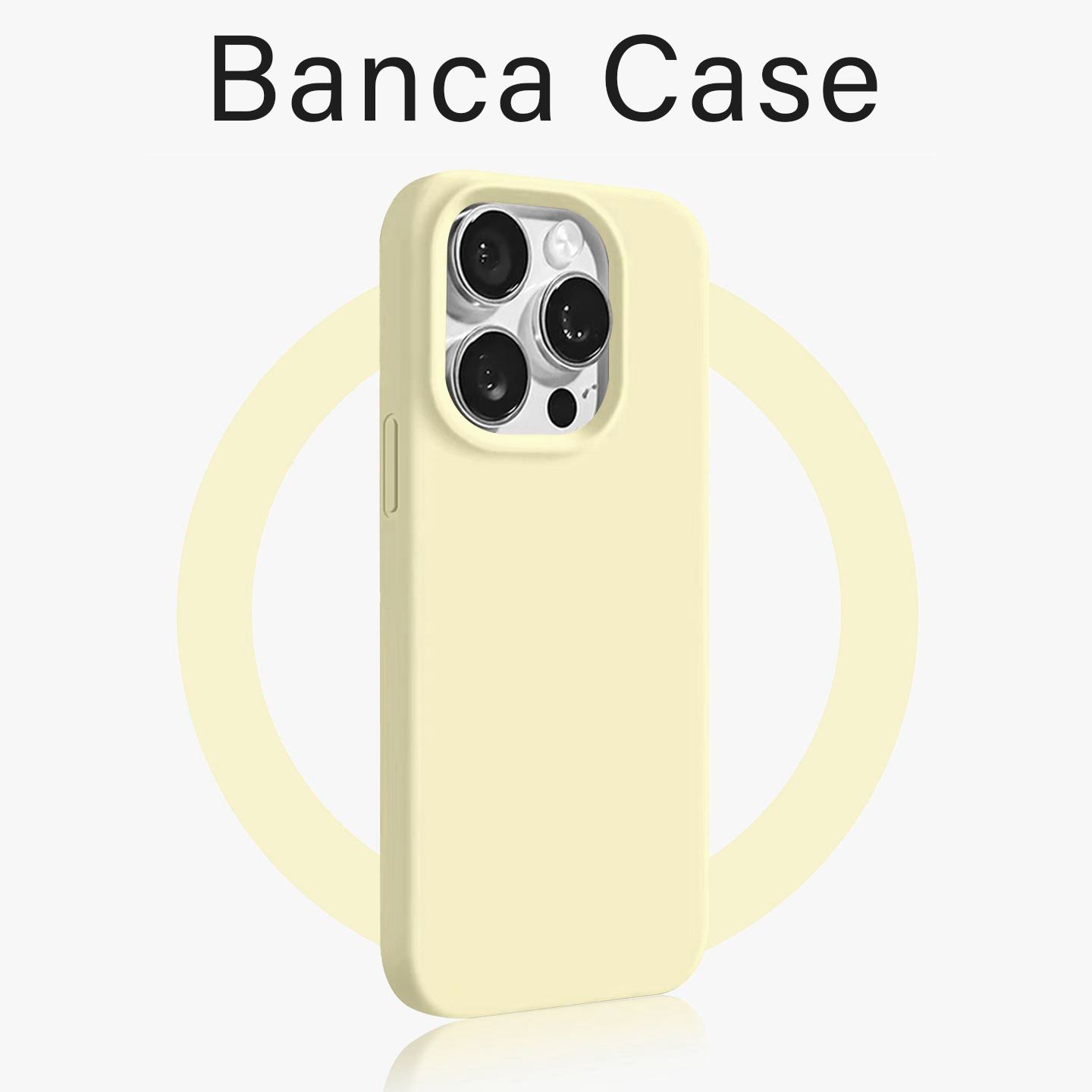 ins简约奶呼呼黄色糯米壳适用苹果16promax手机壳iPhone15小众个性14pro肤感软壳13防摔极简风16新款11保护套