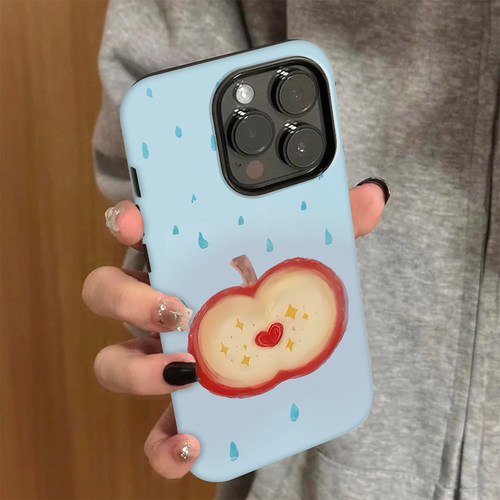 适用iPhone16promax苹果15小米14新款mate60华为p70enova12荣耀90菲林手机壳opporeno13vivox100雨点爱心艺术