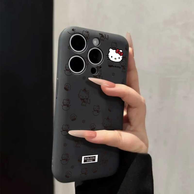 Kitty猫适用苹果15promax手机壳新款iphone14高级感13pro肥皂壳12卡通11可爱8plus全包7硅胶x女xs保护16套max