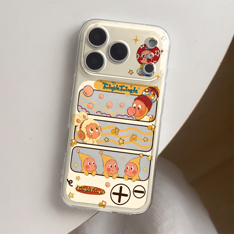 听歌星星人适用苹果17promax手机壳iPhone16pro可爱小米17reno15华为Pura80保护套vivox300红米K90荣耀500pro