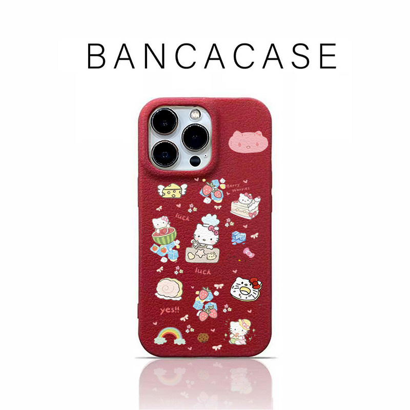 甜品师猫咪适用iPhone18PROMAX手机壳苹果17pro华为mate908070vivoS60多色PuraXView小米17高颜值皮纹Findx10