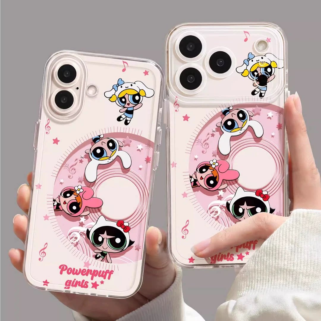 【飞天小女警】适用苹果17promax手机壳iPhone16华为mate70小米15卡通opporeno14可爱iQOO13/12红米K90荣耀80