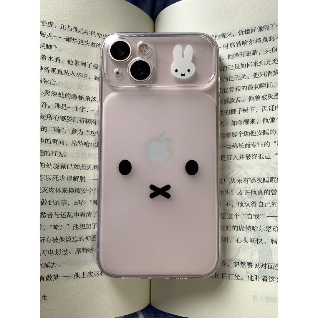 秒变17大视窗米菲表情适用于苹果17Promax手机壳iPhone16promax透明15磨砂14简约13软壳创意可爱女防摔保护套