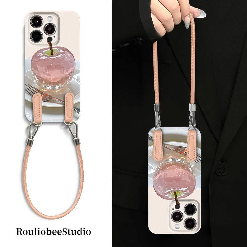 晶莹水苹果菲林新款适用苹果16Promax手机壳iPhone15max小米14华为mate60p70k50Reno13iQOO12荣耀x200vivoS20