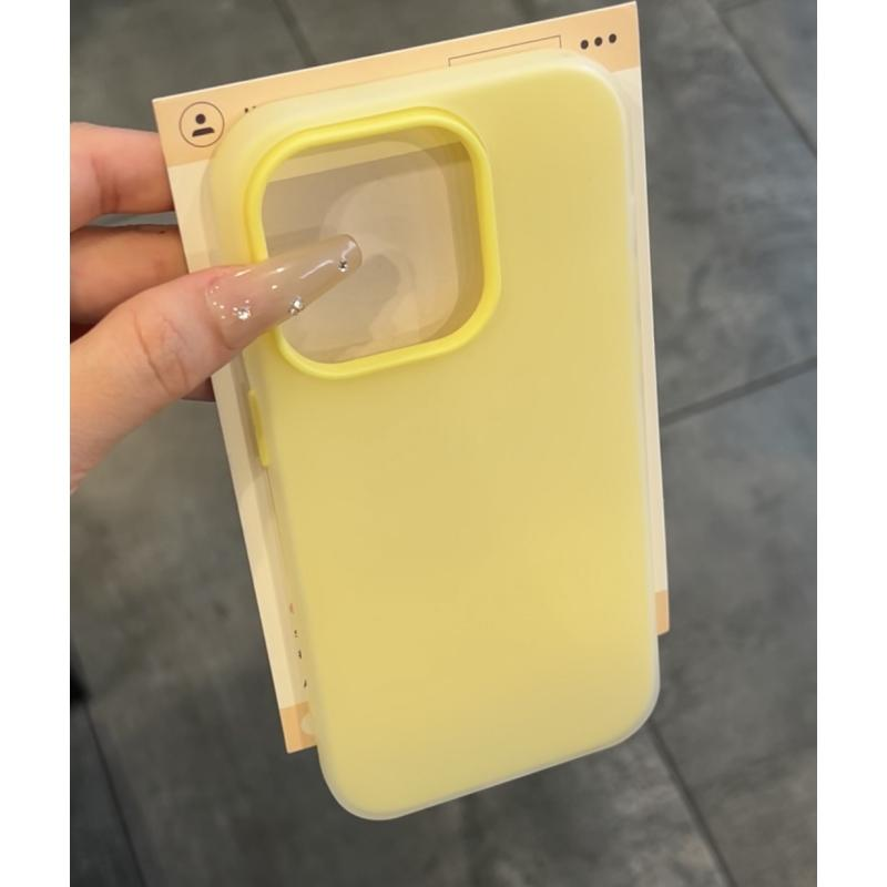 ins糯叽叽韩系苹果15手机壳新款液态硅胶16promax适用iPhone14plus橡皮擦手感13/12promax糖果色耐脏不发黄女