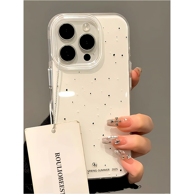 简约时尚春夏泼墨适用苹果16promax手机壳iphone15plus高级感vivox200小米红米K80华为P70荣耀oppofindx8防摔