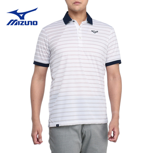 男士 美津浓 golf运动速干polo衫 Mizuno 夏季 短袖 高尔夫服装 T恤