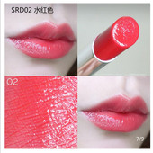71水红色烂番茄色 美宝莲小灯管口红SPK22玫瑰豆沙SRD02